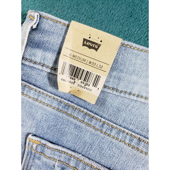 Levis Jeans Size 16 Womens Blue Pants Stretch Denim Mid Rise Classic Bootcut NWT - Picture 16 of 16